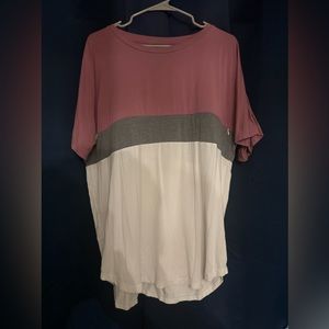 Movemama Nursing Colorblock Tee XL